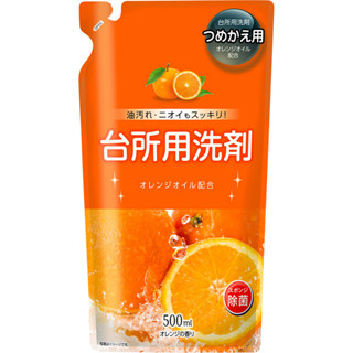 MK 廚房用清潔劑 補充包 500mL 柑橘香【松本清 matsukiyo】