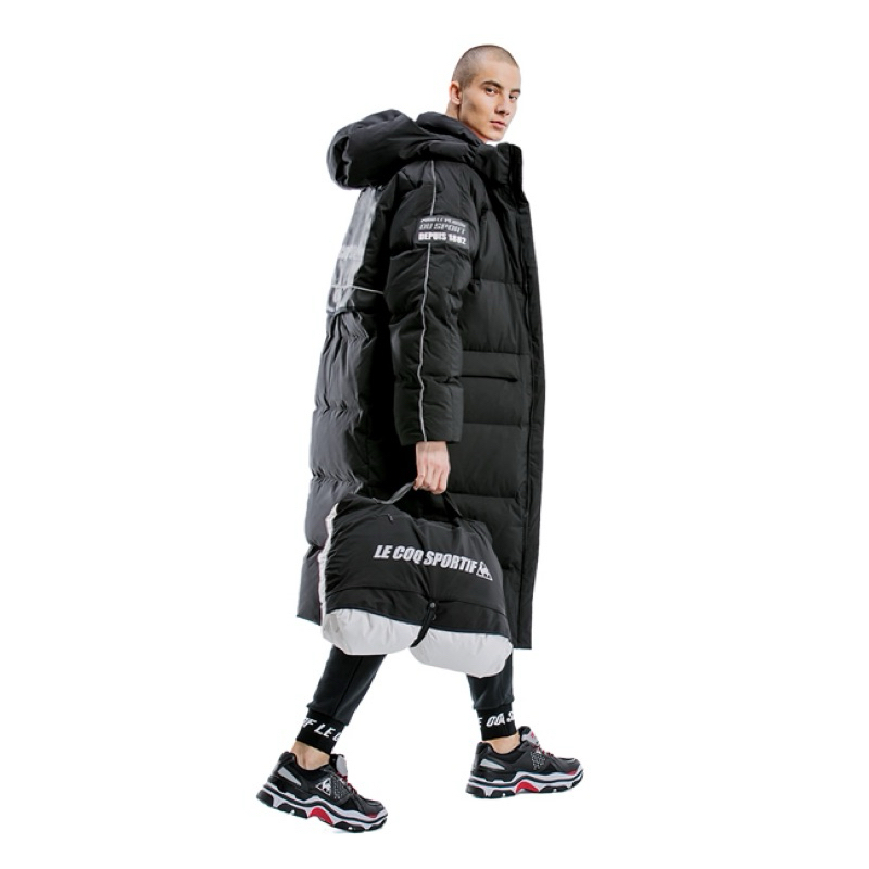 Le coq sportif 公雞 長版羽絨外套 立領（二手）