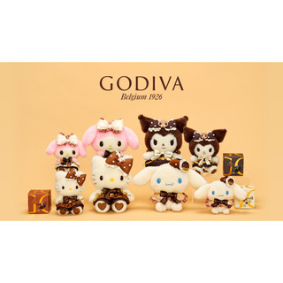 【甜筒小舖】2025日本限量【三麗鷗凱蒂貓kitty Godiva聯名娃娃】現貨 美樂蒂 酷洛米 大耳狗 吊飾 娃娃