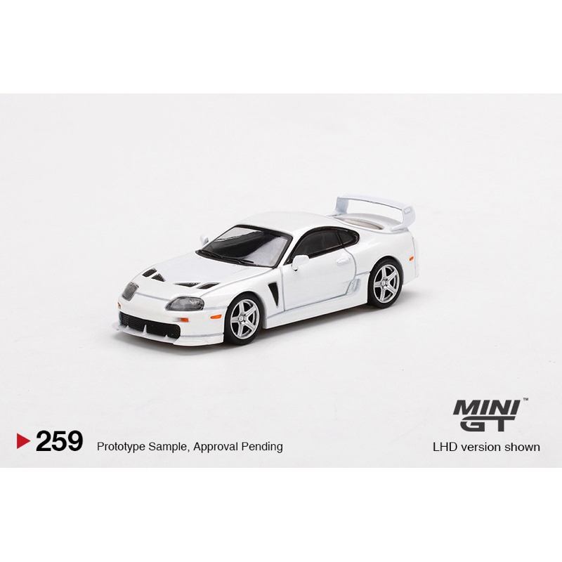 《AUToy》MINI GT #259 1/64 TOYOTA TRD 3000GT 超級白 右駕