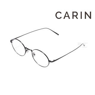 【CARIN】LIKA O C1 52mm NewJeans同款 鈦金屬 黑 光學眼鏡鏡框 臺南時代眼鏡 蔡司優視力專家