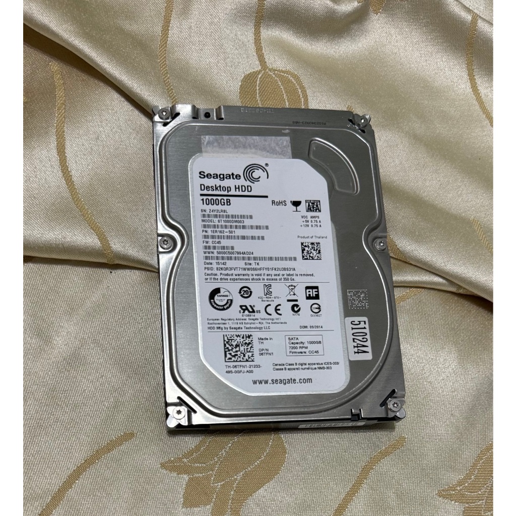 Seagate 500G 1000G 1T HDD 3.5吋 SATA硬碟 WD 內接硬碟