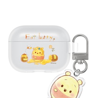 【TOYSELECT】Disney Ufufy-愛蜂蜜的小熊維尼強悍防摔AirPods保護套(附吊飾)