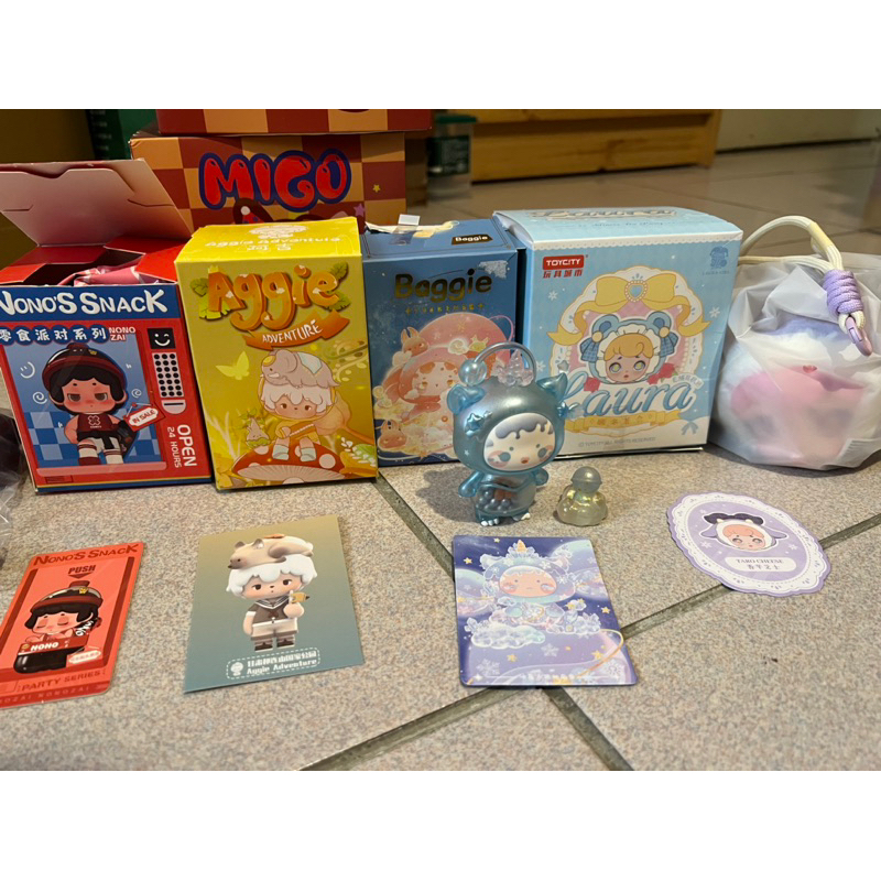 正版盲盒潮玩 MIGO 零食派對 AGGIE BAGGIE 暖冬茶會