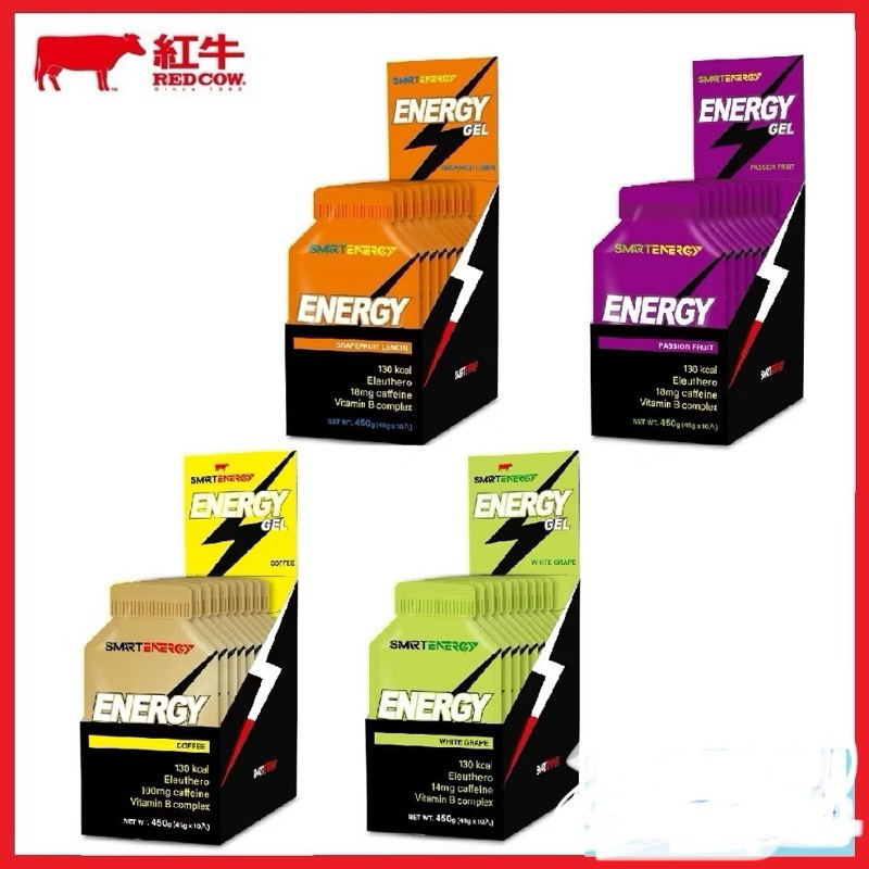 RED COW 紅牛 聰勁 Energy Gel 柚香檸檬  能量包 果膠 補給 登山 馬拉松 單車