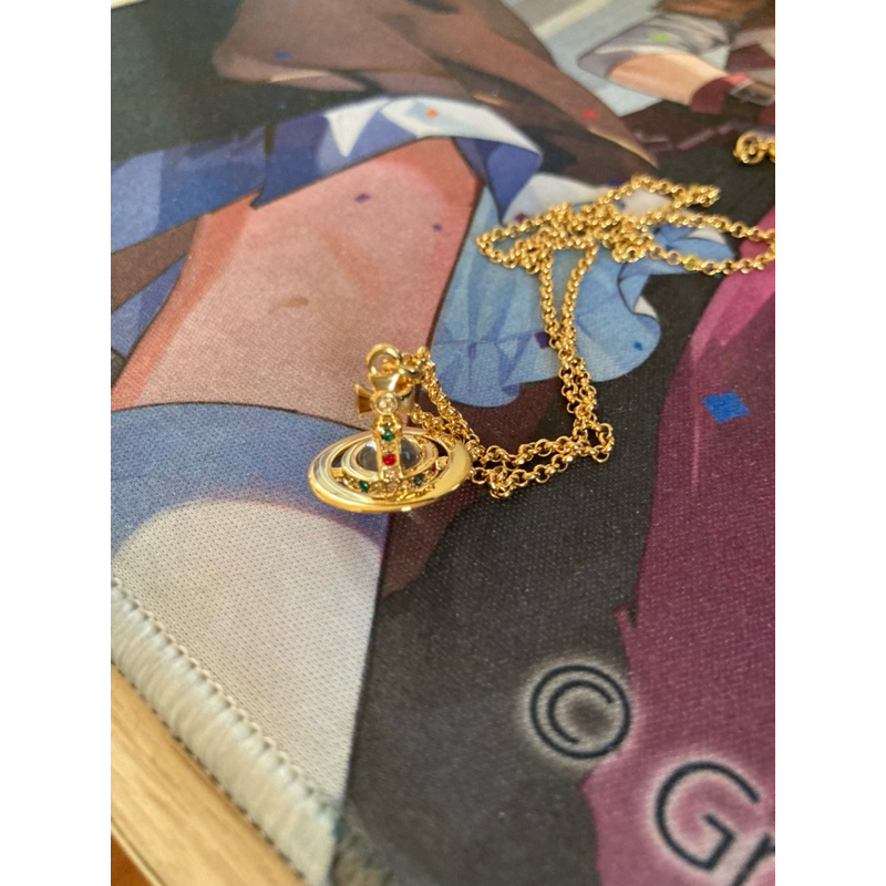 vivienne Westwood 立體土星項鍊二手