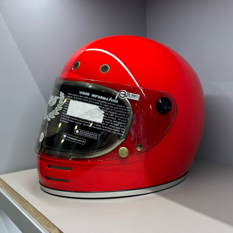 山道紳士 GP5 725 經典復古 樂高帽 紅色 MTS 復古安全帽 全罩式安全帽 GP-5 HELMET