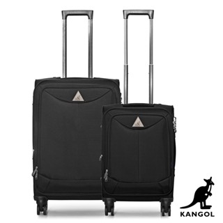 KANGOL 英國袋鼠世界巡迴20+24吋布面行李箱 大容量 登機箱 旅遊 出國 出差 旅行 旅行箱