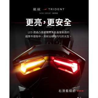 【HSL 新昇輪車業】KOSO 龍紋序列式 方向燈組 DRG2.0 DRG二代 龍二 直上 免接線 整合夜燈X煞車X方向