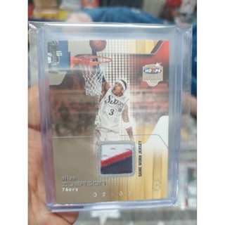 史上最矮得分王戰神 Allen Iverson 稀有PATCH 球衣卡