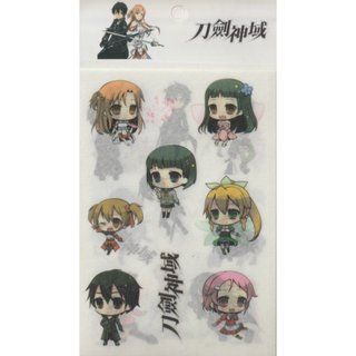 刀劍神域Sword Art Online 和紙貼紙