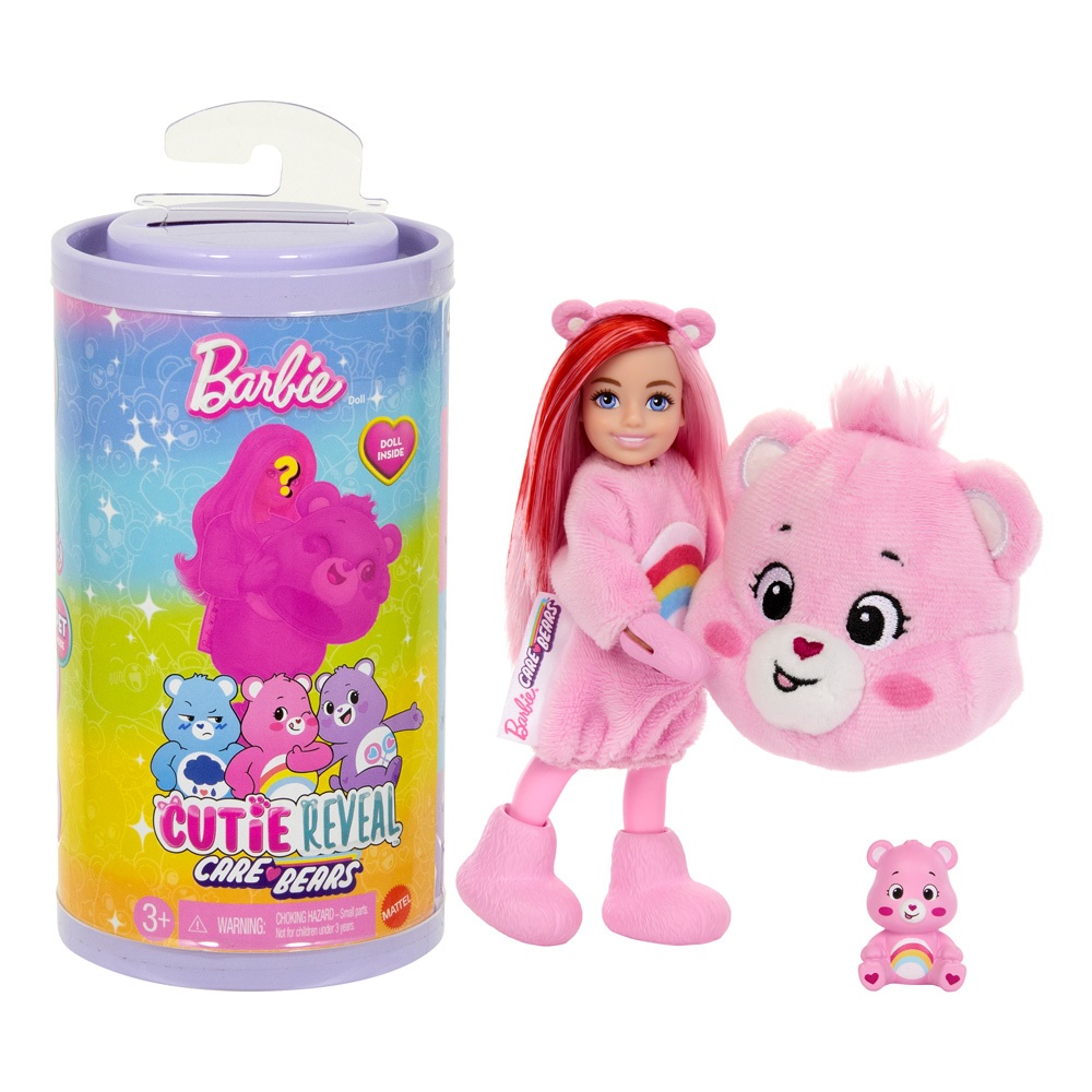 芭比驚喜娃娃-Chelsea小凱莉 Care Bears系列 隨機出貨 正版 美泰兒