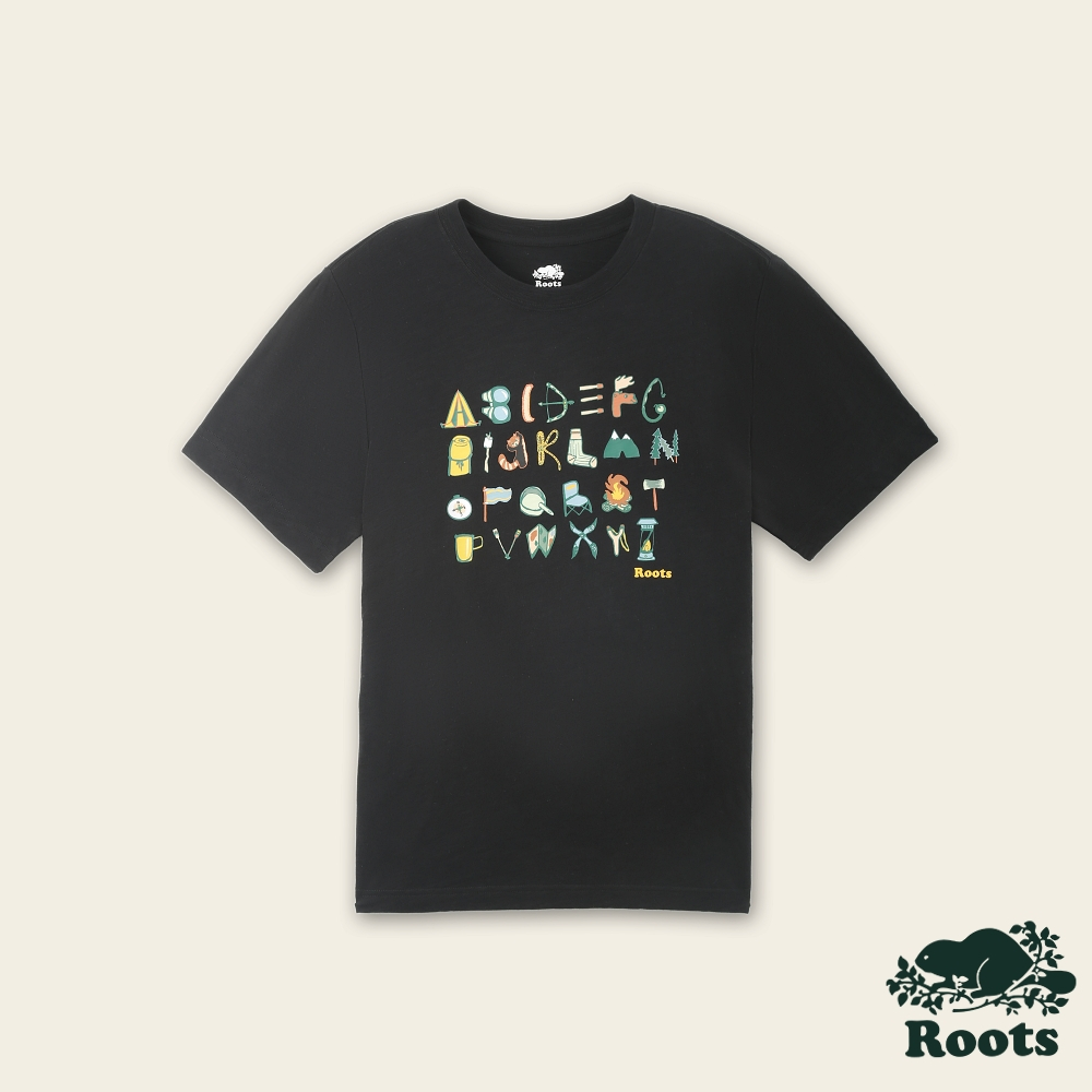Roots 男裝- ALPHABET SLIM 短袖上衣