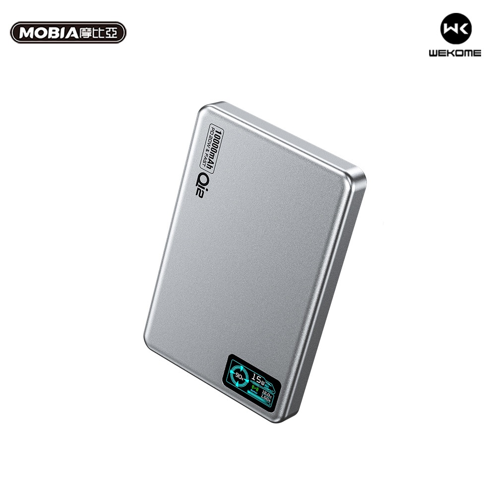 WEKOME WP-83 領航PD20W·QI2智能數顯磁吸無線快充行動電源10000mAh 正版台灣公司貨
