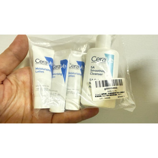 CeraVe適樂膚 保濕煥膚旅行組 水楊酸煥膚淨嫩潔膚露 20mlx1 長效清爽保濕乳5mlx3