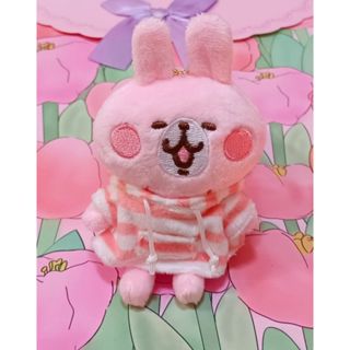 💗💗💗正版現貨11×7公分卡娜赫拉娃娃 玩偶 條紋帽T款 P助 兔兔 貓咪 帽T ♡絨毛娃娃 吊飾 商品檢驗標識 禮物