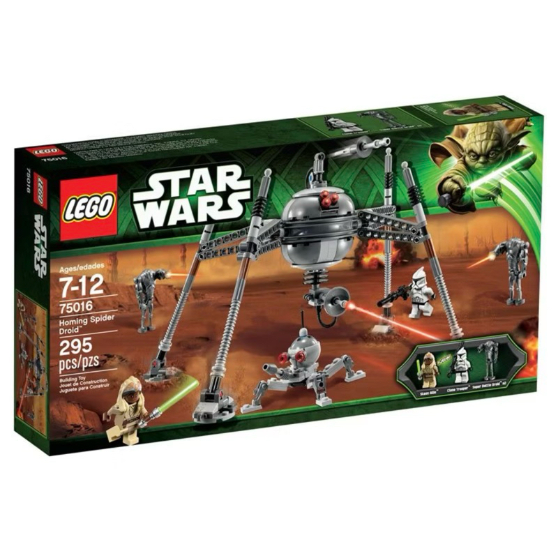 【絕版品】 LEGO 75016 homing spider droid 樂高 星戰系列 全新未拆封