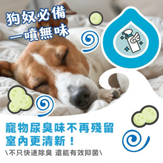 【饅頭貓寵物】臭味滾 狗狗除臭噴霧 貓貓除臭噴霧 高效泡沫尿垢分解噴霧 500ml