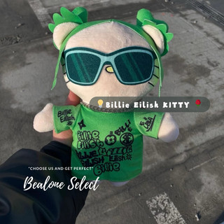 BEALONE SELECT - Billie Eilish 造型 翻玩 情侶 小貓 歐美 嘻哈 饒舌歌手 玩偶