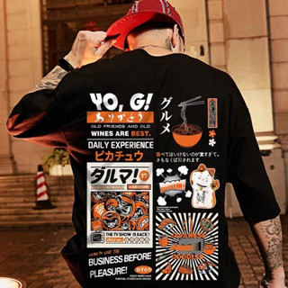 【臺灣出貨】短袖t恤 美式上衣 oversize 短踢 寬版落肩 復古街頭風 潮牌印花體恤 100%純棉 男生夏天衣服