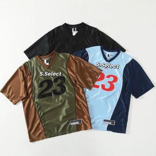 【S.Select】 S系列最高 X喬丹系列 WEEK7 Warm Up Jersey Logo 撞色足球短袖上衣T恤
