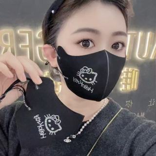 1.2W人喜歡👑3D立體口罩【可愛KT小貓空氣立體口罩💗全店免運💗】2025明星同款🔥春季新款口罩保暖字母透氣水洗面罩