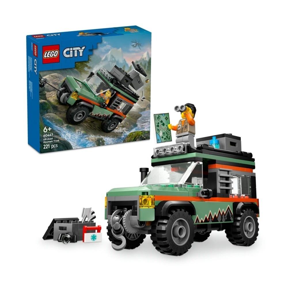 【LEGO 樂高】City-山地四驅越野車 媽媽好婦幼用品連鎖