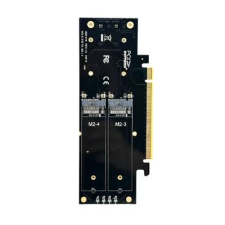 JEYI 佳翼 M2X16 m.2 nvme SSD PCI-E 4槽擴充卡 半高檔版 全新未拆 現貨【弘昌電子】