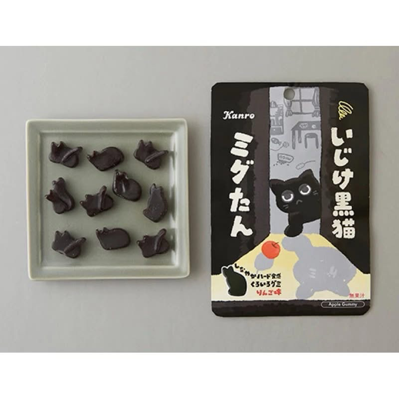現貨/CLEAT 黑貓造型蘋果風味軟糖 75g/gogo