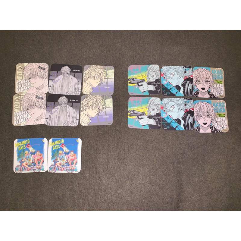 現貨 坂本日常 杯墊 有月 赤尾利音 莉昂 赤尾晶 朝倉新 SAKAMOTO DAYS LION AKIRA SLUR