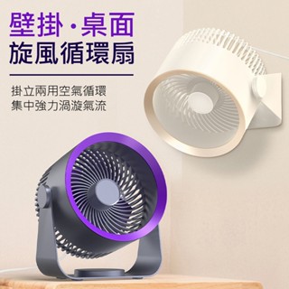 24小時內出貨 USB 5V紫色 新升級款 循環扇 靜音電風扇 宿舍 桌面 桌面掛壁扇 風量大 插電風扇 渦輪風扇 省電