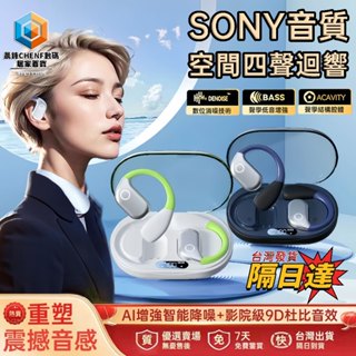 臺灣出貨 sony音質耳掛式藍芽耳機 掛耳式藍芽耳機 降噪不入耳藍芽耳機 運動狂甩不掉無線藍牙耳機 掛式重低音藍芽耳機