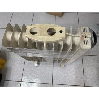 嘉儀heller葉片式恆溫電暖爐，電暖器，10片式，二手品，型號KE10TF，110ACV