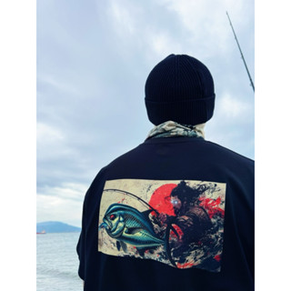 路亞武士-「對戰GT」T恤/潮T/釣魚/路亞/上衣/浮世繪/釣魚衣服