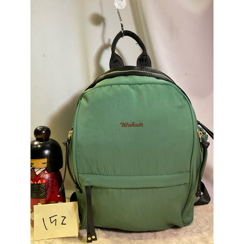 品牌 Wakati 瓦卡蒂 精品 經典豪華遊艇 多功能 後背包 - 薄荷綠 ，可提/可肩背/可後背，非常有特色的背包。