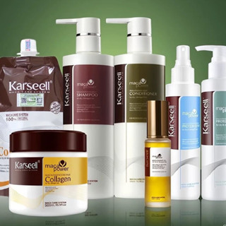 👉✨越南代購 Karseell collagen修護幹枯改善毛躁焗油膏柔順精油髮膜
