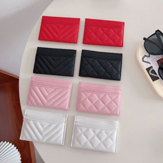現貨 簡約 時尚品牌 皮革浮雕 經典格紋 V紋印花 多卡位 卡片包 零錢包 銀行卡夾 卡片收納包.
