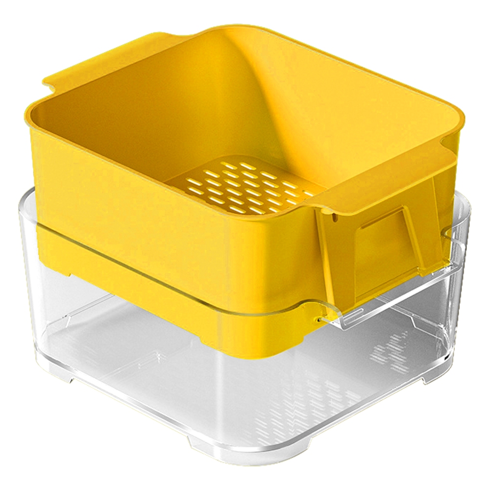 可立式瀝水籃 洗菜籃 瀝水盆 洗菜盆 雙層洗菜籃 蔬果盆 收納籃 水果籃 置物籃 洗菜藍 瀝水架 浸泡盆