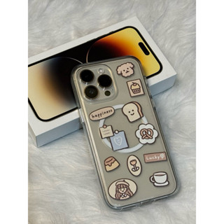 二手iPhone 14 Pro Max clear case(magsafe相容)犀牛盾客製化手機殼含兩個鏡頭框$600