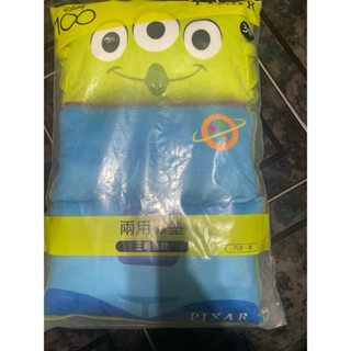 全新 限量 迪士尼 Disney 100週年三眼怪 兩用靠墊 抱枕 靠墊
