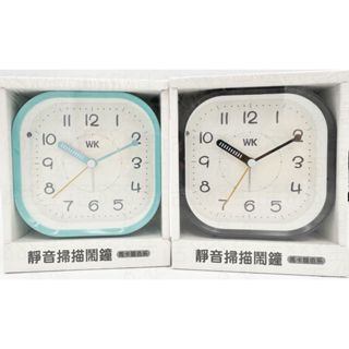 玖玖 WK-1512A 靜音 省電 低噪音 掃描 金屬 鐵鐘 鬧鐘 鬧鈴
