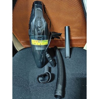 全新黑色汽車車用有線吸塵器，附配件