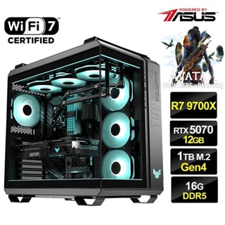 阿凡達】R7-9700X 水冷 華碩 TUF B850 超頻3風扇 RTX5070 飇16G 金牌850W 電競主機