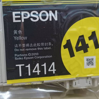 裸裝EPSON T1414/141原廠T141黃E320/ME340/82WD/900WD/940FW/960FWD墨水