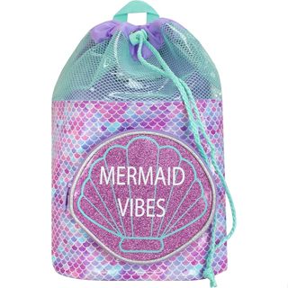 預購💜空運💜英國 游泳包 後揹包 美人魚 Mermaid 包包 兒童