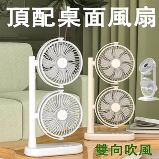 免運【雙頭循環大風力扇】 2025新款 自動擺頭風扇 電風扇 電風扇 風扇 小風扇 usb風扇 桌上型電風扇 畫外家庭