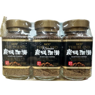 好市多商品-特價-UCC炭燒即溶咖啡90克*3瓶入
