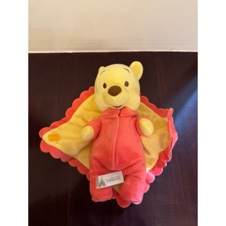 正版 香港迪士尼 寶寶 小熊維尼 Winnie the Pooh 娃娃 玩偶 布偶 二手 絨毛