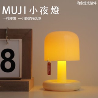 小臺燈 無印良品MUJI 創意 小夜燈 充電式床頭燈 柔光燈 睡眠燈 露營燈 桌燈 檯燈 臺燈 編寫小燈 氛圍燈 臥室