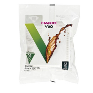 Hario白色濾紙01 02 v60漂白濾紙 咖啡濾紙 錐形濾紙 v60 HARIO